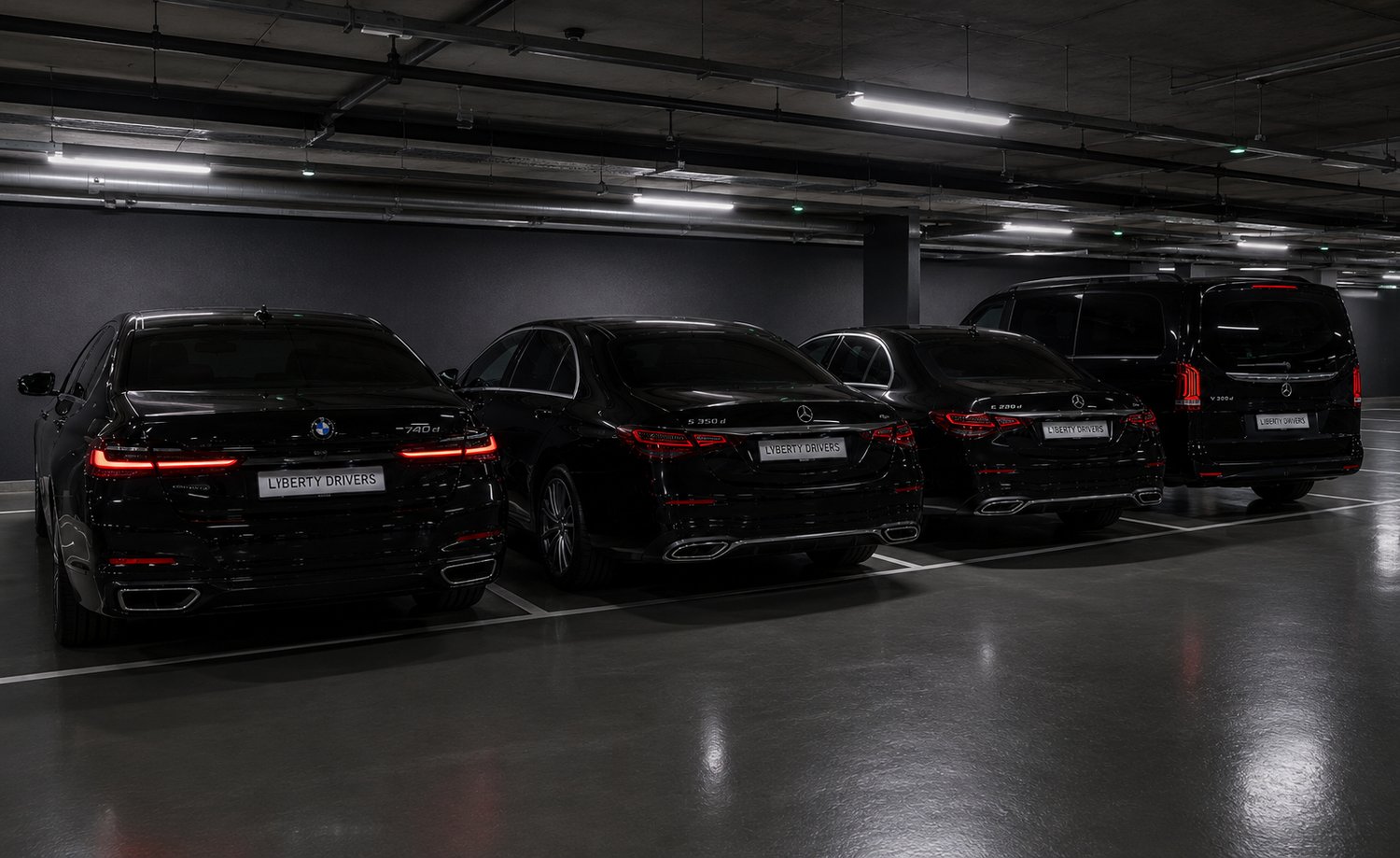 Véhicule de la flotte Liberty Driver — VTC avec chauffeur au Luxembourg